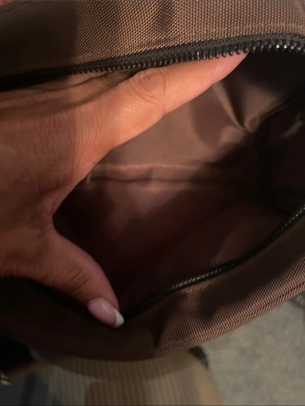 Gucci Brown Canvas Toiletry Organizer